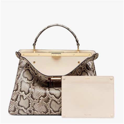 borsa fendi a spalla pitone|borse di fendi donna.